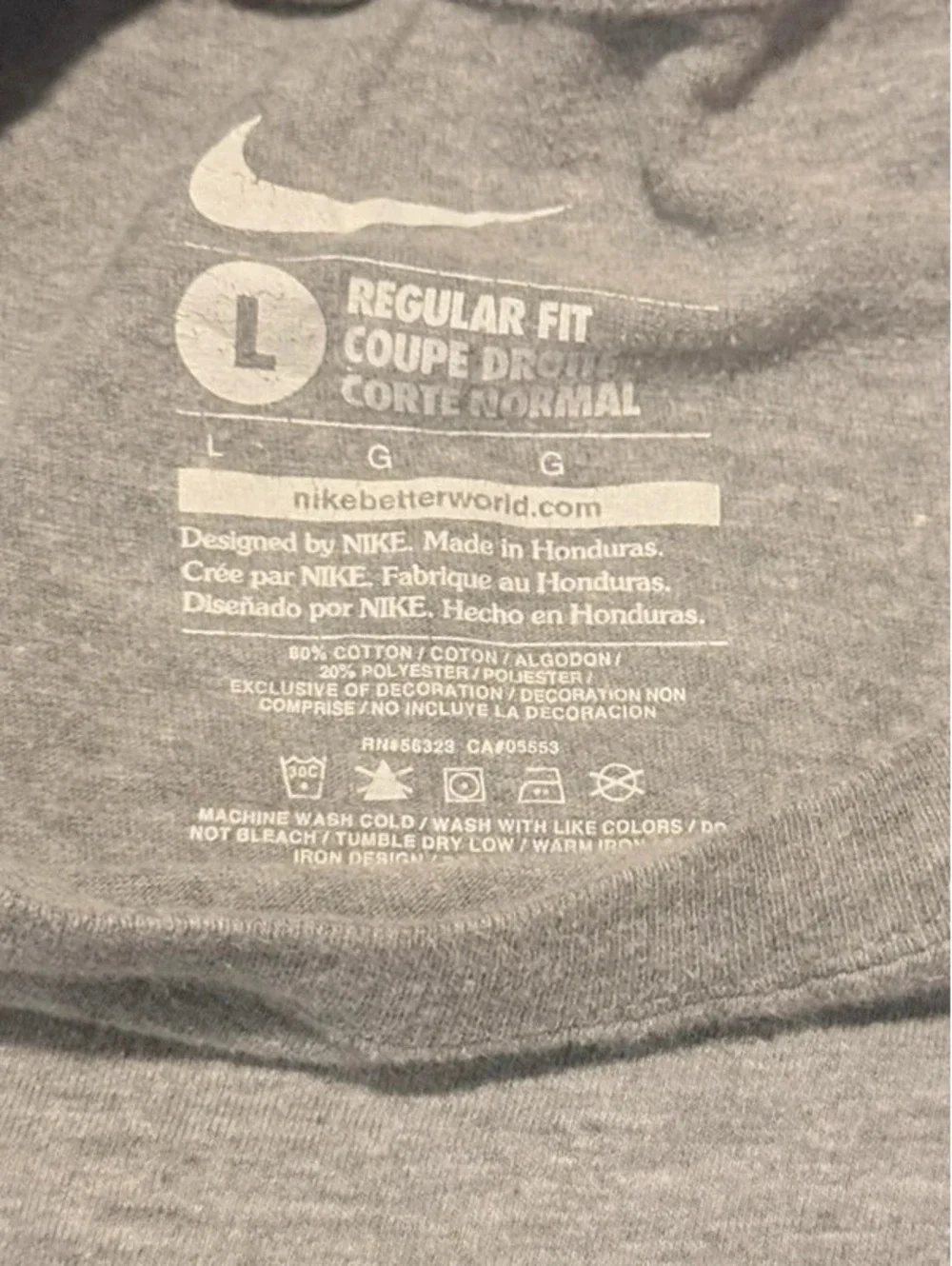 Nike “Just Do It” Graphic T-Shirt Size Large R1218